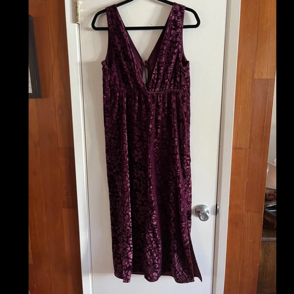 Anthropologie Lounge Slip Midi Dress - Picture 3 of 8